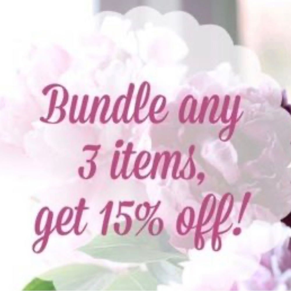 Choose three articles above 50$ and will have the 15% off! 😃